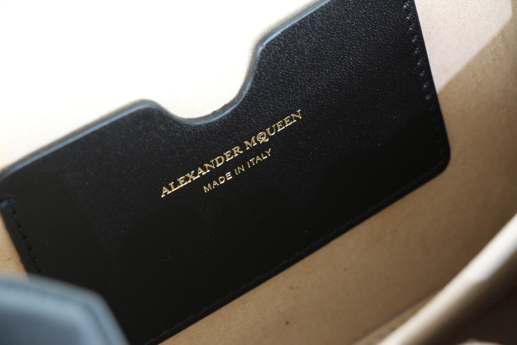 NEW ALEXANDER MCQUEEN Box 19 Convertible Seta Lux Leather Crossbody Bag