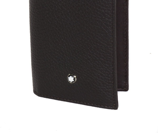 NEW MONTBLANC Meisterstuck Credit Card Holder Gusset Wallet, Brown