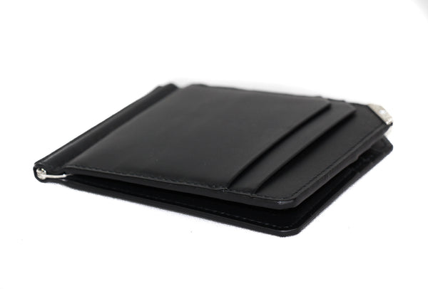 NEW MONTBLANC Men's Urban Spirit Leather Money Clip Bifold Wallet, Black