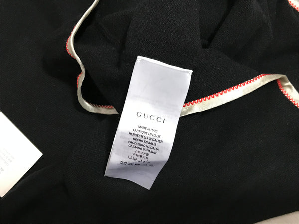 NEW GUCCI 501401 Women's Crewneck Cashmere Ribbon Sweater Top, Sz M