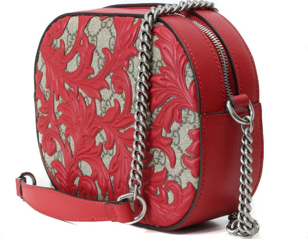 NEW/AUTHENTIC GUCCI 409535 Arabesque Gg Supreme Small Crossbody Bag, Multicolor