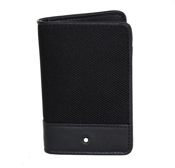 NEW MONTBLANC Nightflight Credit Card Holder Wallet, Black