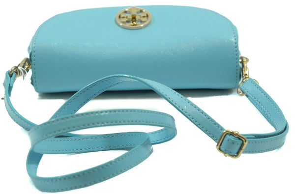 NWT TORY BURCH Robinson Crossbody Clutch Bag, Blue