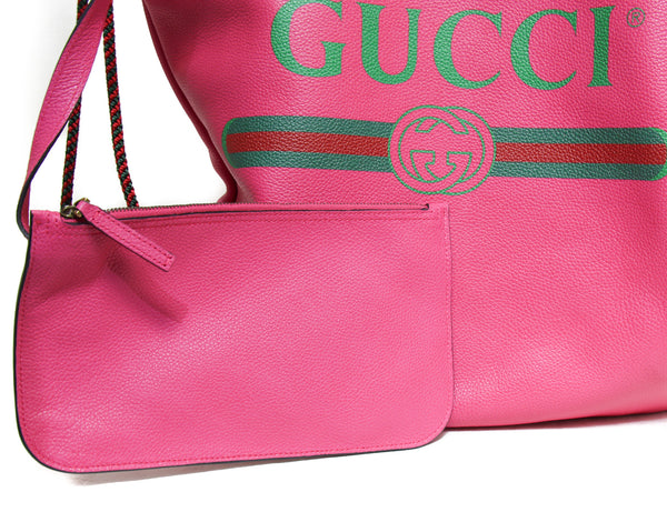 NEW GUCCI 516639 Leather Backpack, Pink