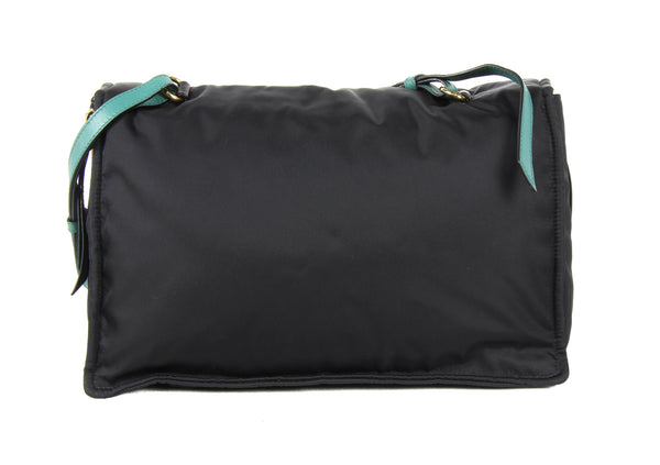 NEW PRADA Pattina Nylon Messenger Bag, Multicolor