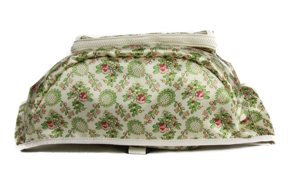 NEW GUCCI 536842 NY Yankees Patch Satin Silk Floral Belt Bag Convertible Backpack