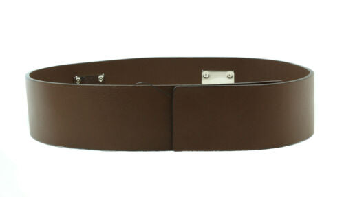 NEW/AUTHENTIC GUCCI 363024 Leather Horsebit Waist Belt, Brown 80-32 DISPLAY