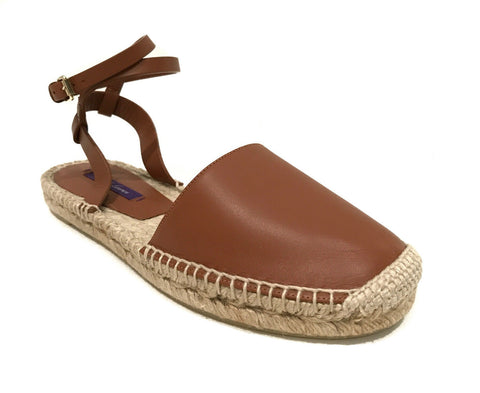 NIB RALPH LAUREN Genina Sport Leather Espadrille, SZ 7 US/37