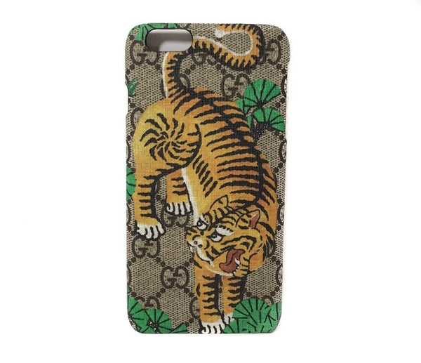 NEW/AUTHENTIC GUCCI 452365 GG Supreme Bengal iPhone 6 Plus Phone Cover