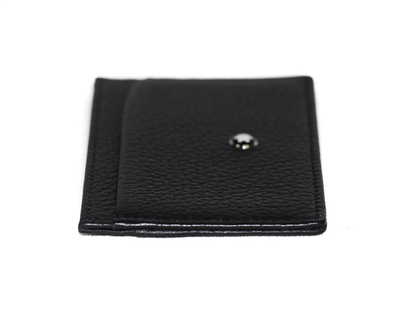 NEW MONTBLANC Meisterstuck Leather Pocket Credit Card Holder, Black