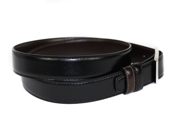 MONTBLANC Men's Classic Line Reversible Black Brown Leather Belt 36/90