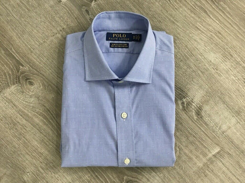 NEW POLO RALPH LAUREN Men's Slim Fit Cotton Stretch Shirt, Sz 16/41