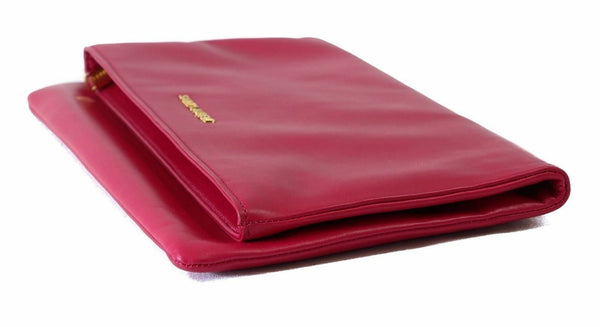 NEW YSL SAINT LAURENT 328193 BO New Pochette Foldover Clutch Bag, Fuchsia