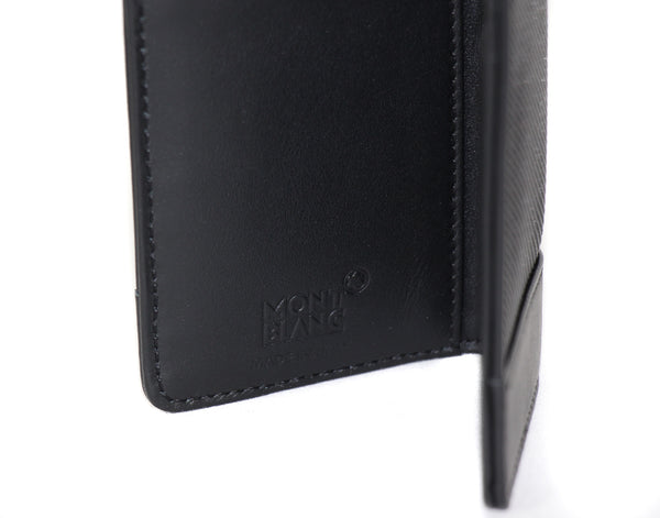 NEW MONTBLANC Nightflight Credit Card Holder Wallet, Black