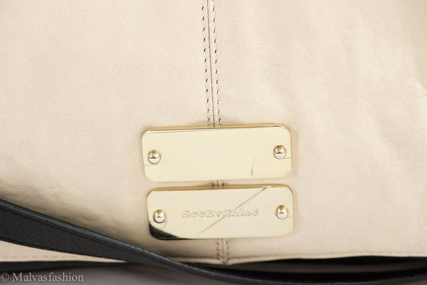 SEE BY CHLOE Nellie Colorblock Satchel With Crossbody Strap, Preowned