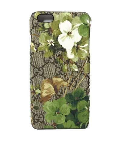 NEW/AUTHENTIC GUCCI 417895 GG Supreme Blooms iPhone 6 Plus Phone Cover