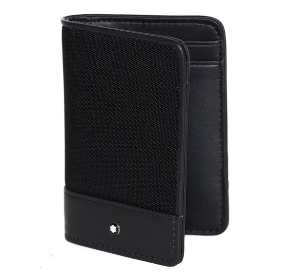 NEW MONTBLANC Nightflight Credit Card Holder Wallet, Black