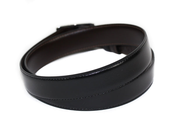 MONTBLANC Men's Classic Line Reversible Black Brown Leather Belt 36/90