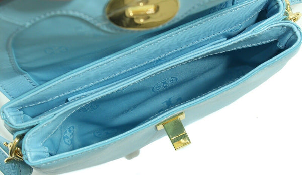 NWT TORY BURCH Robinson Crossbody Clutch Bag, Blue