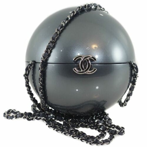 CHANEL Pearl Shaped Plexiglass Minaudiere Collector's Edition Bag Clutch