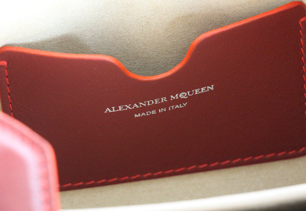 NEW ALEXANDER MCQUEEN Box 16 Nicole Leather Convertible Crossbody Bag