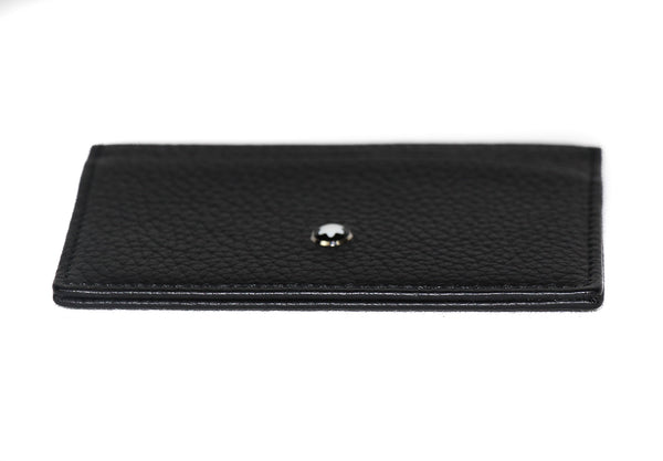 NEW MONTBLANC Meisterstuck Leather Pocket Credit Card Holder, Black