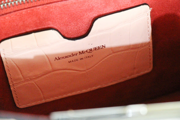 NEW ALEXANDER MCQUEEN Box 16 Nicole Leather Convertible Crossbody Bag