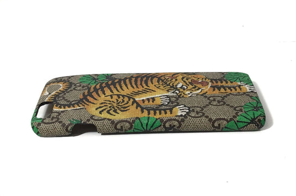 NEW/AUTHENTIC GUCCI 451471 GG Supreme Bengal iPhone 6 Phone Cover