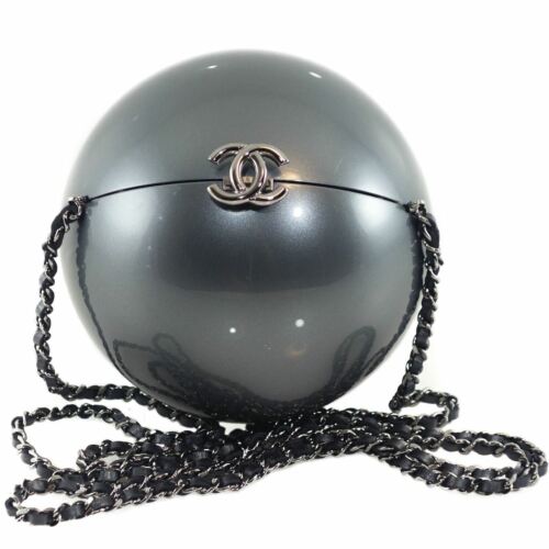 CHANEL Pearl Shaped Plexiglass Minaudiere Collector's Edition Bag Clutch