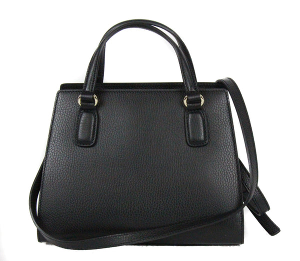 NEW GUCCI 607722 Soho Leather Tote Crossbody Bag, Black