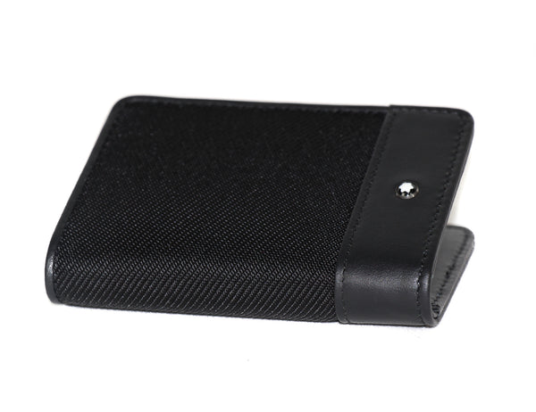 NEW MONTBLANC Nightflight Credit Card Holder Wallet, Black