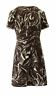 NWT $375 TORY BURCH V-Neck Pointe Dress, Coconut Tabora Sz XS