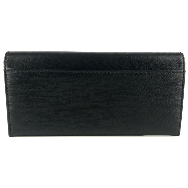 NEW/AUTHENTIC Continental Shangai Leather Flap Wallet with Interlocking G Detail