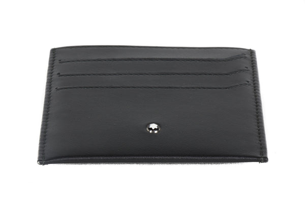 NEW MONTBLANC Nightflight Leather Coin Case Pocket Holder RFID Wallet