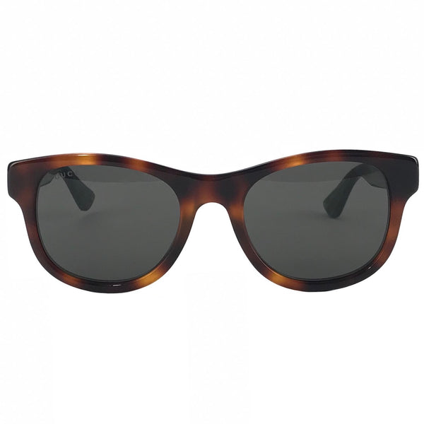 NEW GUCCI 461688 Women's Round Frame Acetate Web Sunglasses 52-21-145